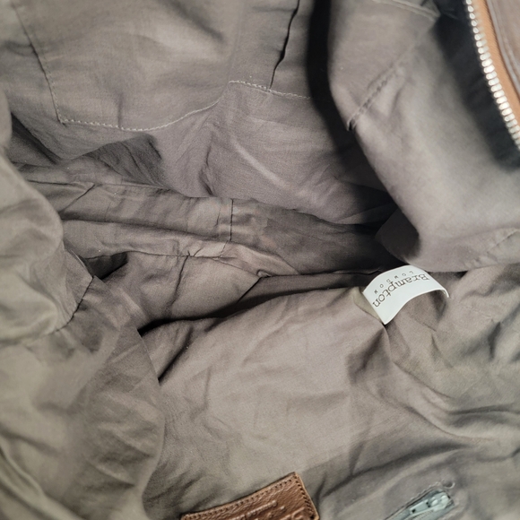 Brampton London Large Soft Leather Slouchy Utility Tote Bag Oversized Satchel - Picture 6 of 12